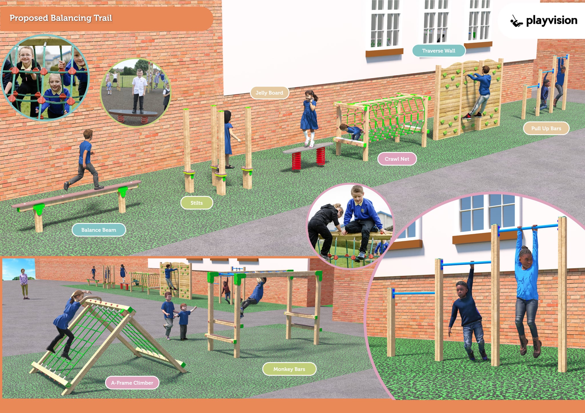 School Playground / Tender Wins